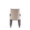 Manhattan Comfort Shubert Faux Leather and Velvet Dining Armchair in Tan -  Set of 2 2-DC055AR-TN - alternate 5